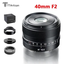 TTArtisan 40mm F2 Full Frame Auto Focus Lens for Leica Panasonic L-Mount Camera