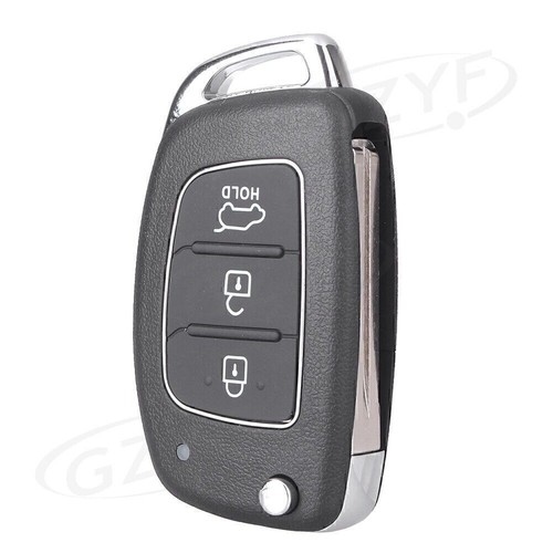 3 Tasten, die Remote Key Shell Case Cover für HYUNDAI Santa Fe 2013-2014 falten - Picture 4 of 10