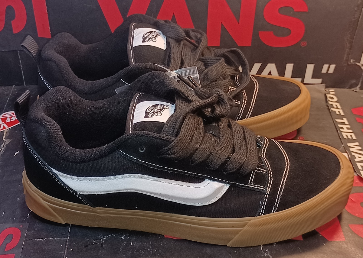 Size 13 - Vans Knu-Skool Black Gum for sale online | eBay