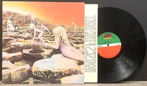 LED ZEPPELIN - HOUSES OF THE HOLY LP ATLANTIC ORIG 1973 DS 7255 VINYL PLAYS WELL