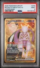 2025 POKEMON DESTINED RIVALS HYPER RARE #240 TEAM ROCKET'S MEWTWO EX PSA 9
