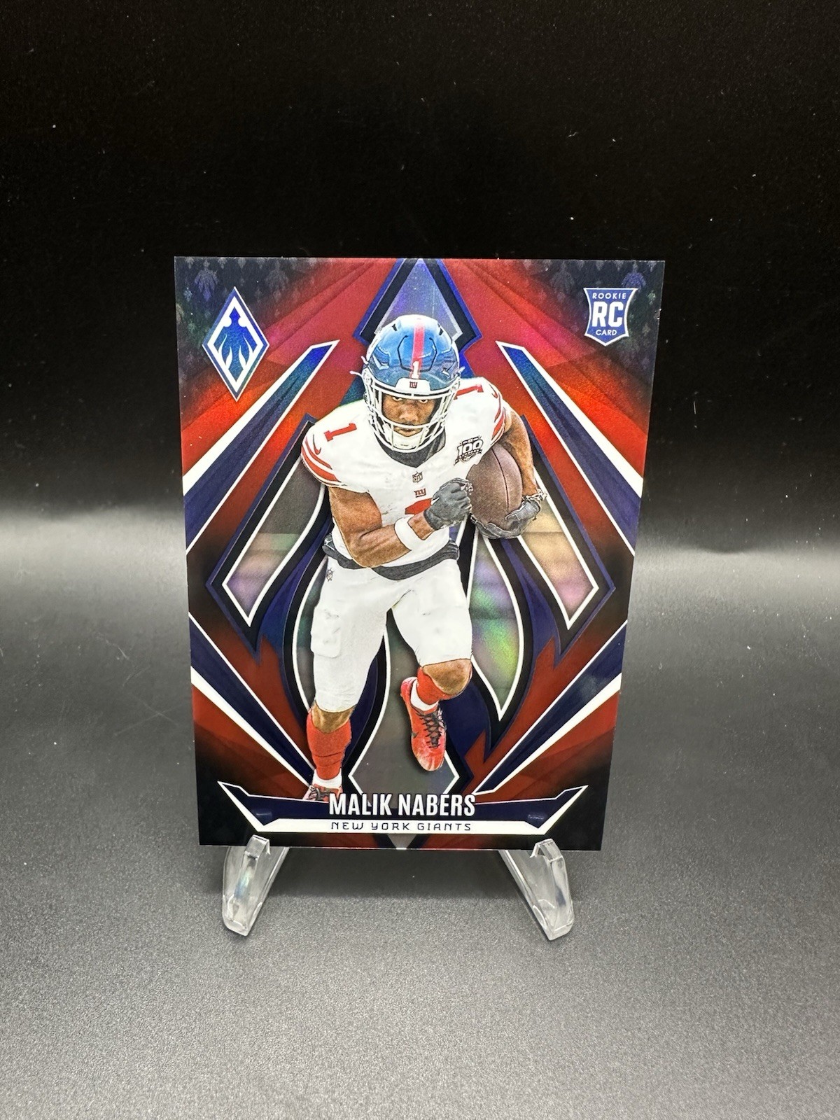 2024 Panini Phoenix COLOR MATCH - Rookies Malik Nabers #221 Red /99 (RC)