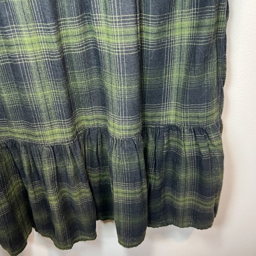 Abito donna BeachLunchLounge Darcie a quadri vita bassa verde pineta NUOVO XL - Foto 8 di 15