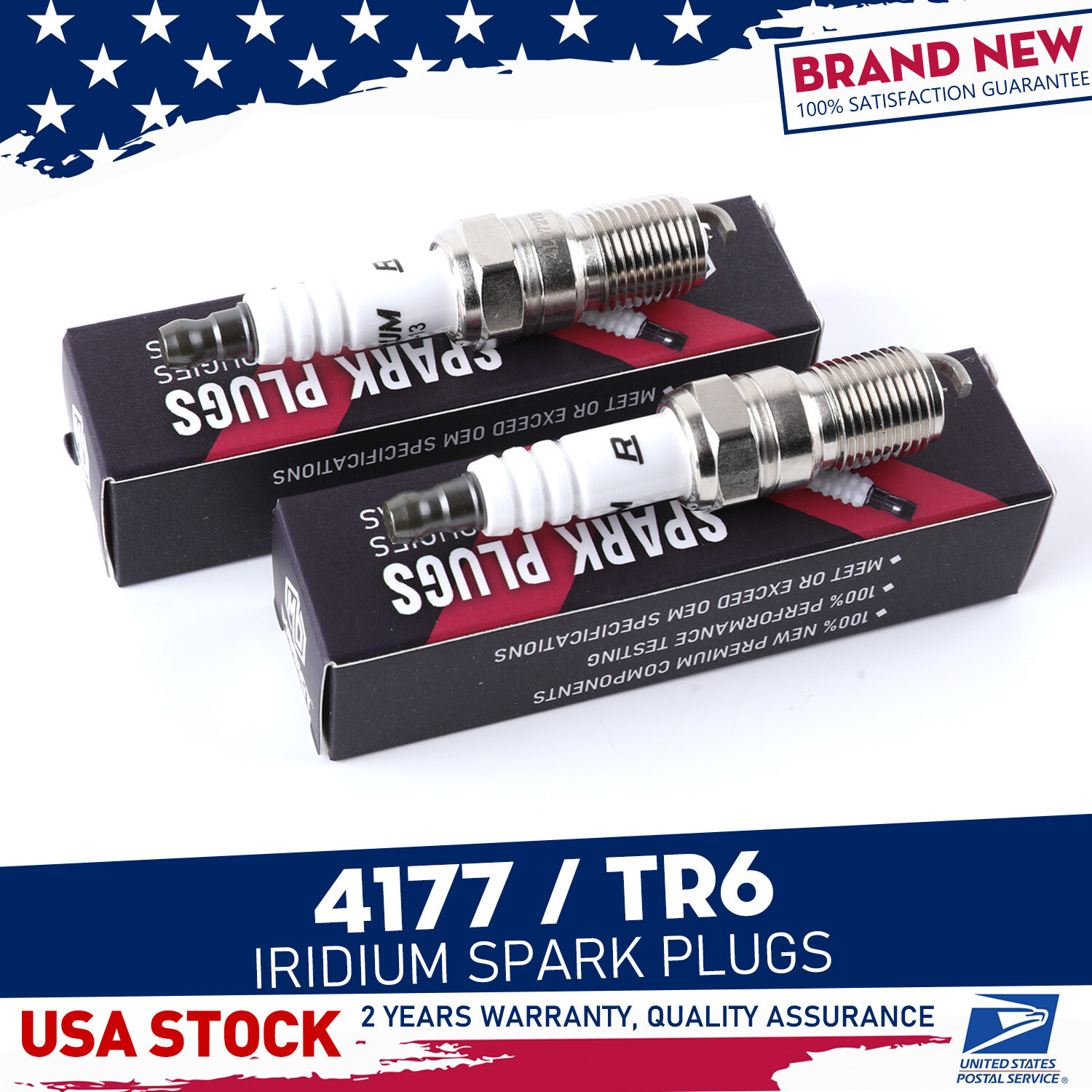 Fit For NGK TR6 #4177 Spark Plugs Set of 4 Iridium for LS Engines LS1 LS3 New