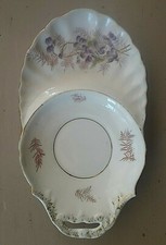 SOUS TASSE DEJEUNER EGOISTE ANCIEN EN PORCELAINE VIEUX PARIS 