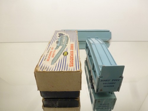 DINKY TOYS 982 BEDFORD PULLMORE CAR TRANSPORTER + RAMP - L24.5cm - GOOD IN BOX - Imagen 5 de 18