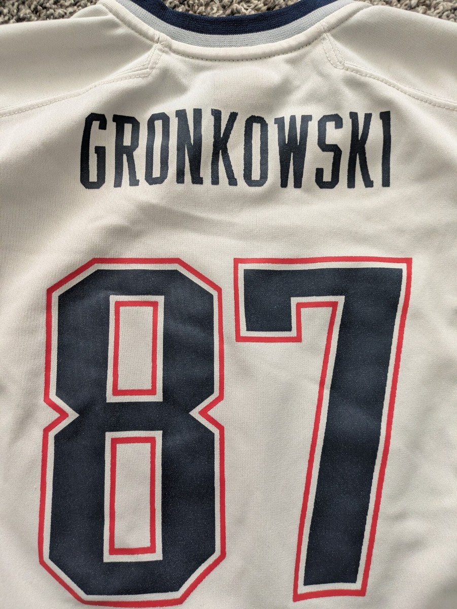 NFL New England Patriots Rob Gronkowski #87 Jersey White