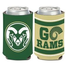 COLORADO STATE RAMS GO RAMS 2 SIDED DESIGN CAN HOLDER NEW WINCRAFT 🐏