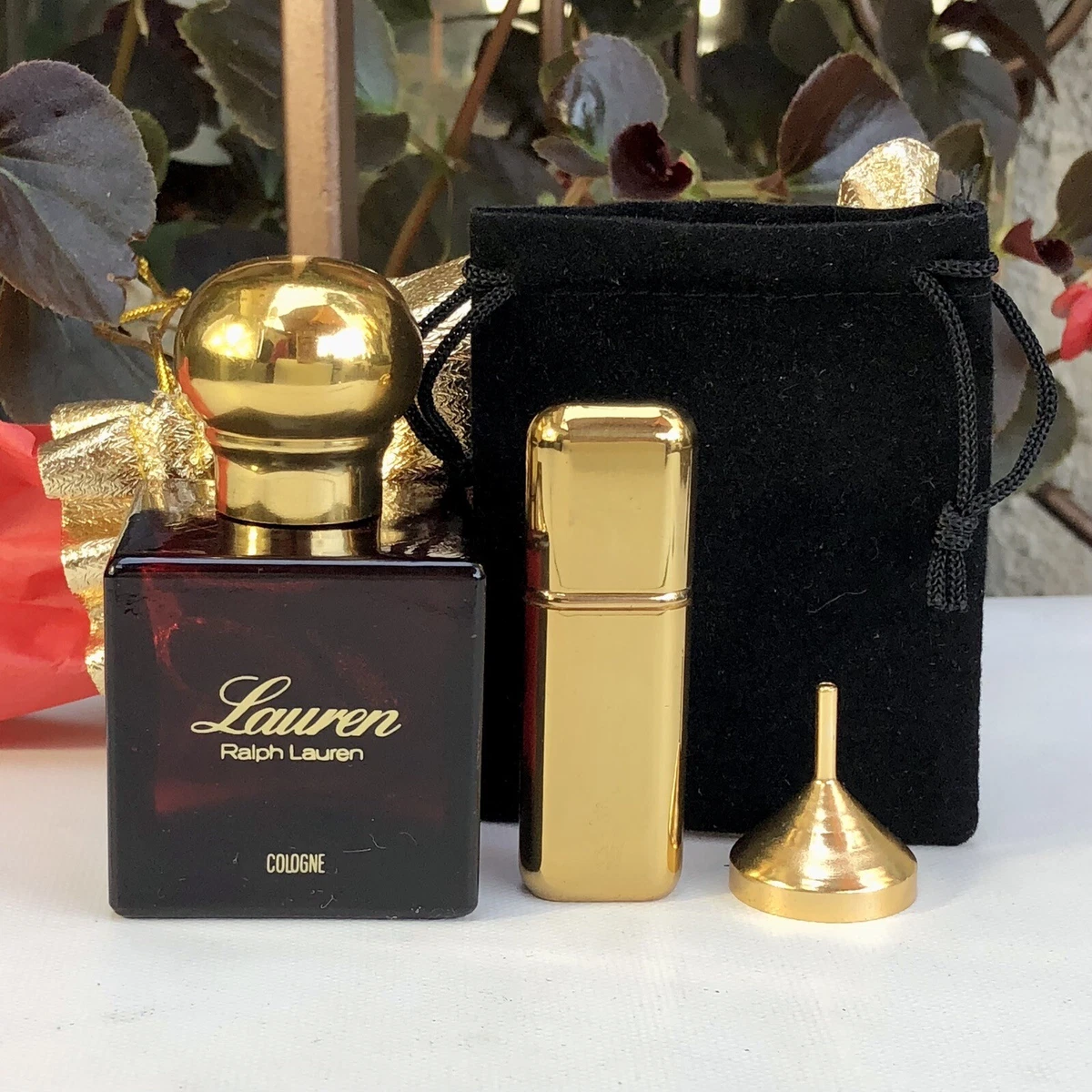 Vintage LAUREN Ralph Lauren 2oz Cologne +Gold 1/8oz Mini Perfume Spray GIFT  SET | eBay