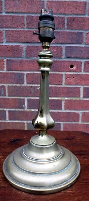 Edwardian antike W.A.S Benson Stil Messing Gusseisen Tisch Leseakzent Lampe