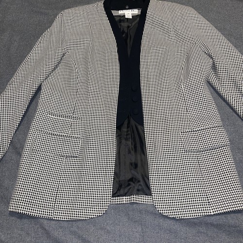 Vintage Christian Dior Blazer Button 100% Wool Wo… - image 1