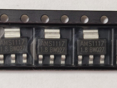 10x  AMS1117 1,8V Spannungsregler 1,8V 1A (800mA) SOT-223