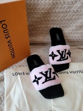 Louis Vuitton Mule MINK MONOGRAM LIMITED EDITION SIZE 41 11. PINK BLACK New
