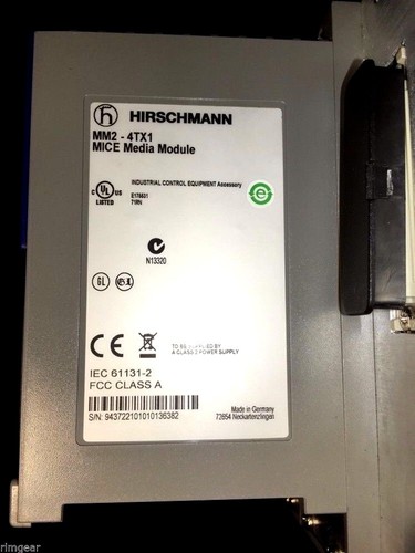 Interrupteur industriel modulaire HIRSCHMANN MS20-1600SAAEHH04.2.04 / 3 modules MM2-4TX1 - Photo 7 sur 9