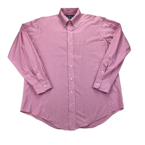 Chemise Homme Linea Uomo Rose - Col Boutonné Taille 15 1/2, Manches 32/33
