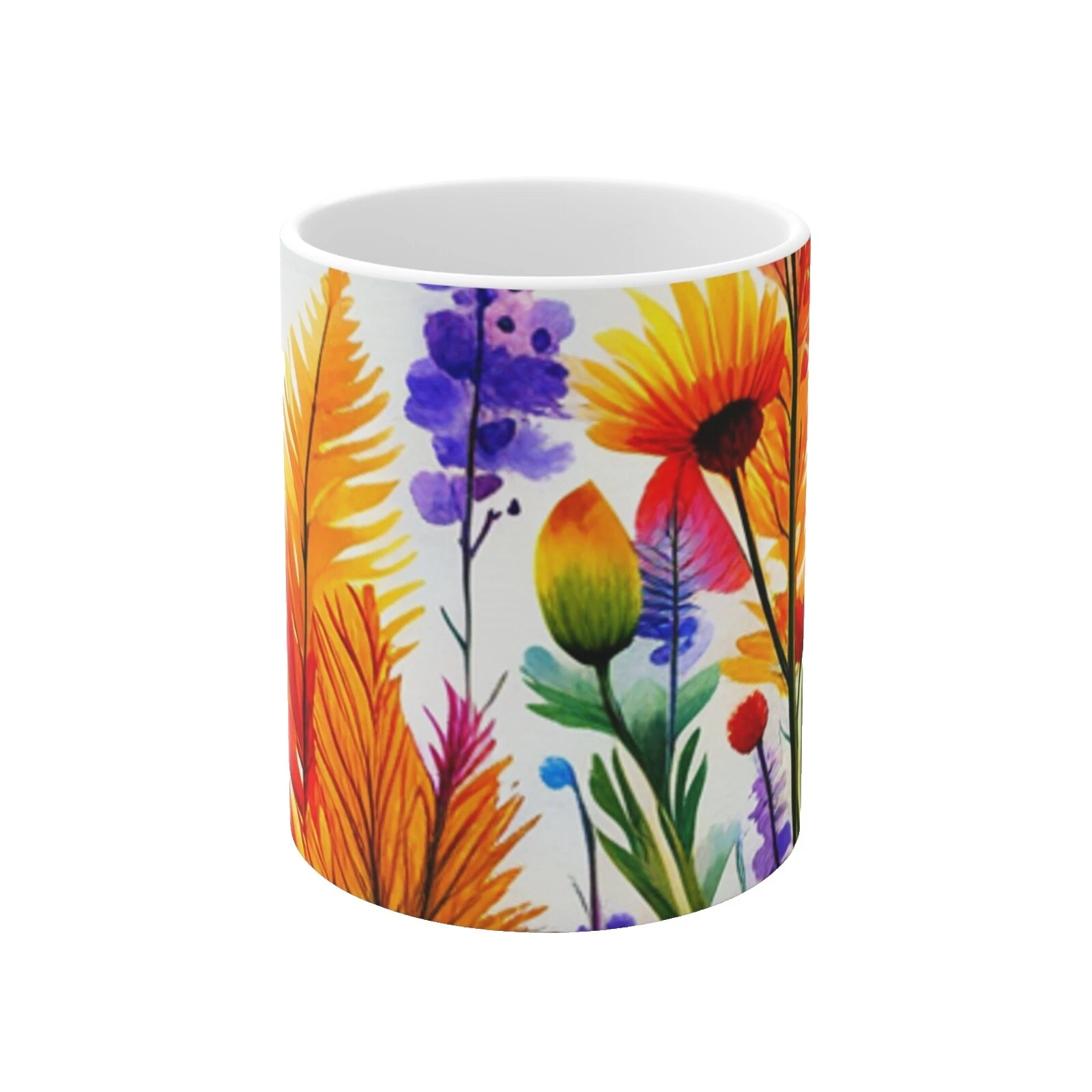 Tazas floral multicolor Café