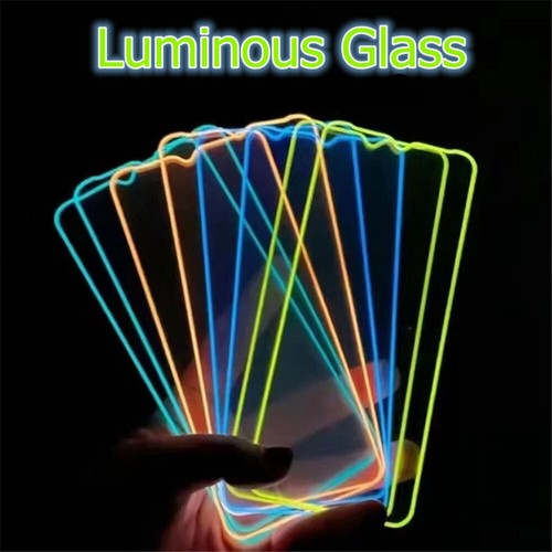 Luminous Tempered Glass For IPhone 14 13 11 Pro 12 XR 7 6 Screen Protective Film - 第 1/16 張圖片