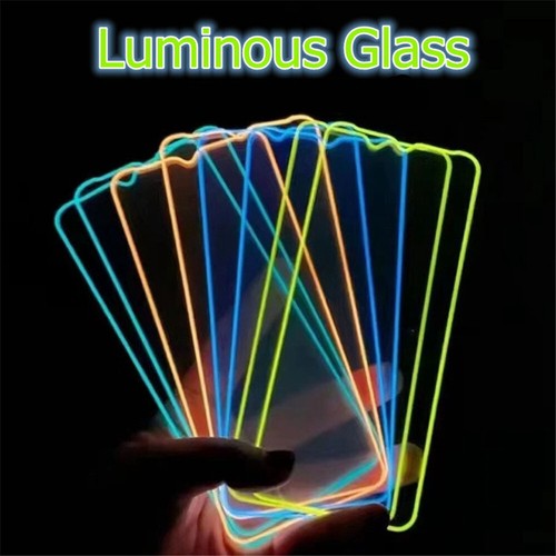 Anti Spy Luminous Tempered Glass For IPhone 14 13 11 12 7 Screen Protective Film - Picture 1 of 19