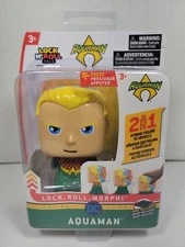 Aquaman BRAND NEW DC Lock N Roll Pals 2 in 1 Hybrid Figure To Vehicle