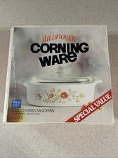 CORNING WARE A-2-7-S " WILDFLOWER " 2 QT. COVERED SAUCEPAN  NIB   FACTORY SEALED