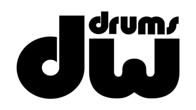 DW Drum Workshop Drums Klebeschrift Aufkleber   19 cm schwarz