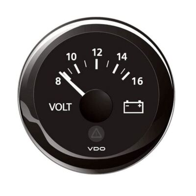 VDO Marine 2-1/16'' Viewline Voltmeter #A2C59512545