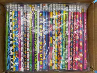 Fun Express Mega Pencil Assortment 250 Piece Pack Stationery Rainbow Colors