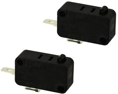 16A NORMALLY CLOSED MICROWAVE DOOR SWITCH FOR 5304520021 (2 Pack)