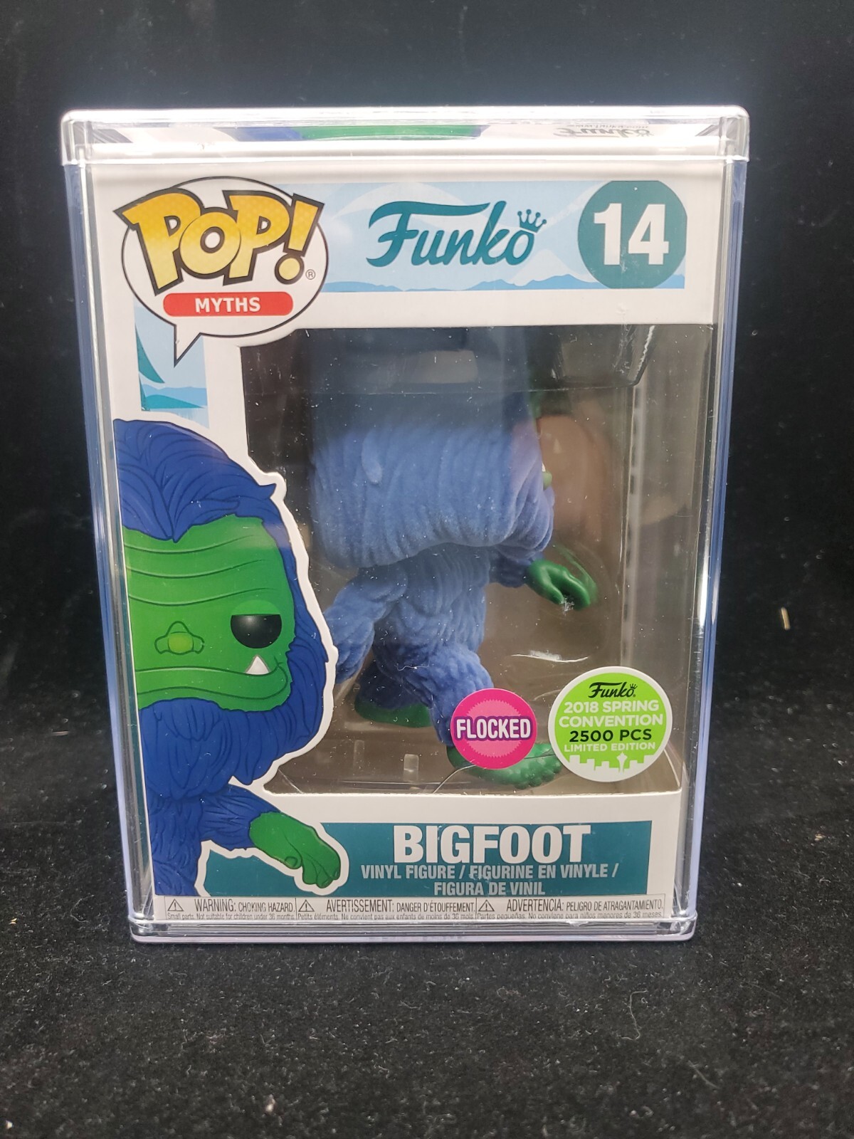 Funko Pop! &Quot;&Quot;Bigfoot&Quot;&Quot; #14 Myths Flocked 2018 Eccc Le 2500 Piezas Con Pila Dura&Quot;