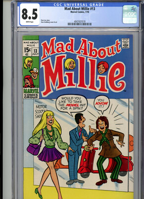 Mad about Millie #13 (1970) Marvel CGC 8.5 White