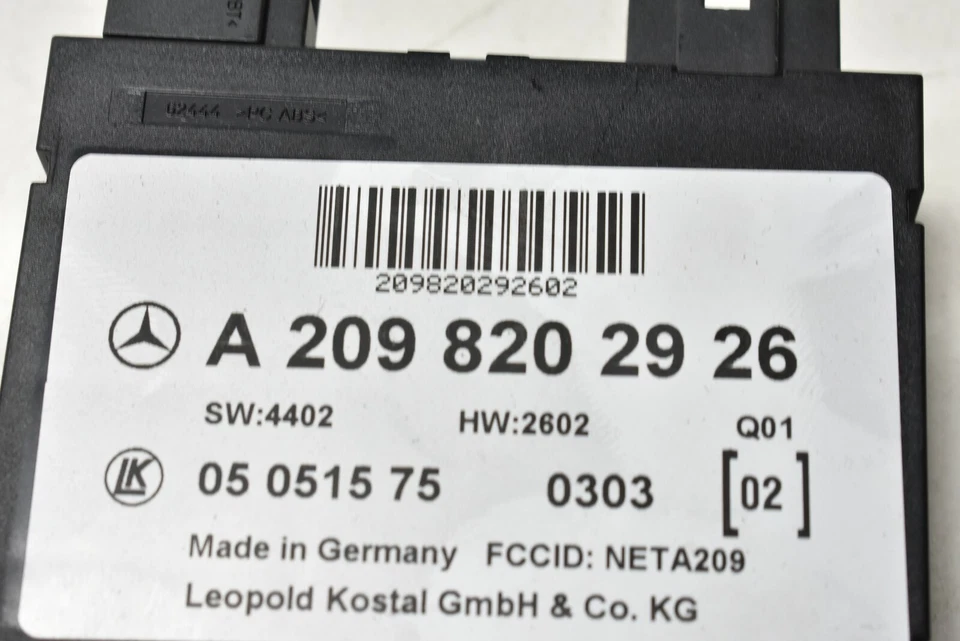 MERCEDES CLK320 CLK500 W209 CONVERTIBLE CHASSIS BOX MODULE COMPUTER 6617 - Image 2 of 4