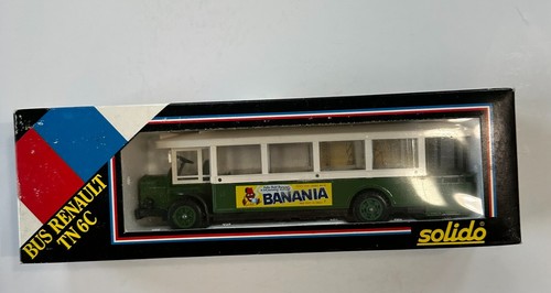 Autobús vintage SOLIDO Parisien Renault TN 6C Banania