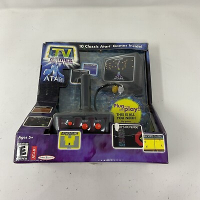 Jakks Pacific ATARI 10-in-1 TV Games 2002 Plug and Play NEW and