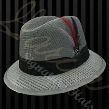 Classic Smoke W/ Black Lowrider Derby Style Garcia Signature Hat Original