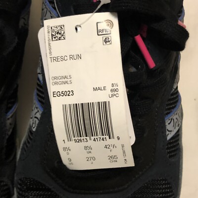 Adidas Originals Tresc Run Boost Running Shoes EG5023 Blk/Pnk/Gray