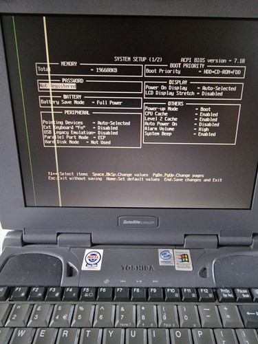 Vtg Toshiba Satellite 2550CDT Untested For Parts Read Description - Picture 6 of 18