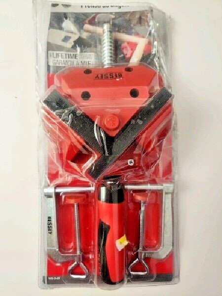 (627) Bessey WS-3+2K 90 Degree Angle Clamp for T Joints and Mitered Corners