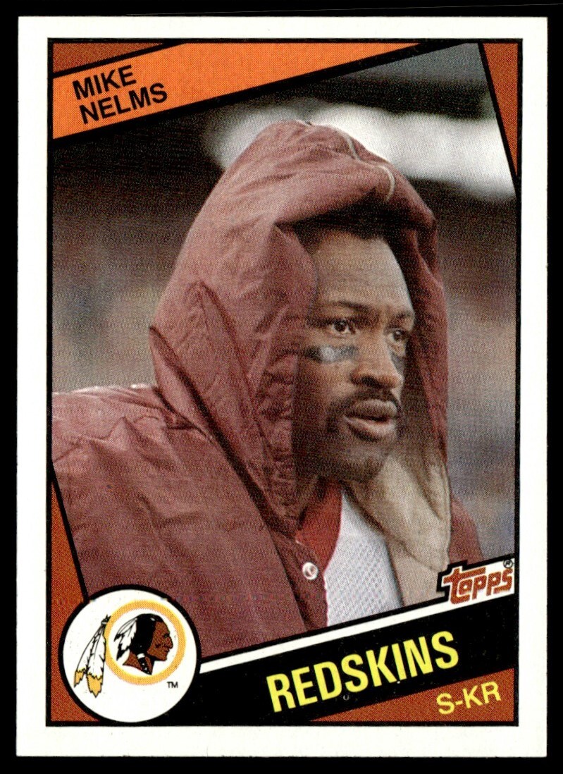 1984 Topps #387 Mike Nelms Washington Redskins | eBay