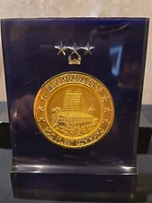 Vintage Republic of Korea ROK Fleet Command Plaque Medallion 