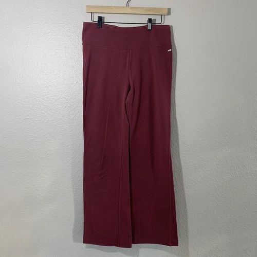 Marika Women’s Active Maroon Wide Leg Pants Straight Leg Athletic Gym Size XL