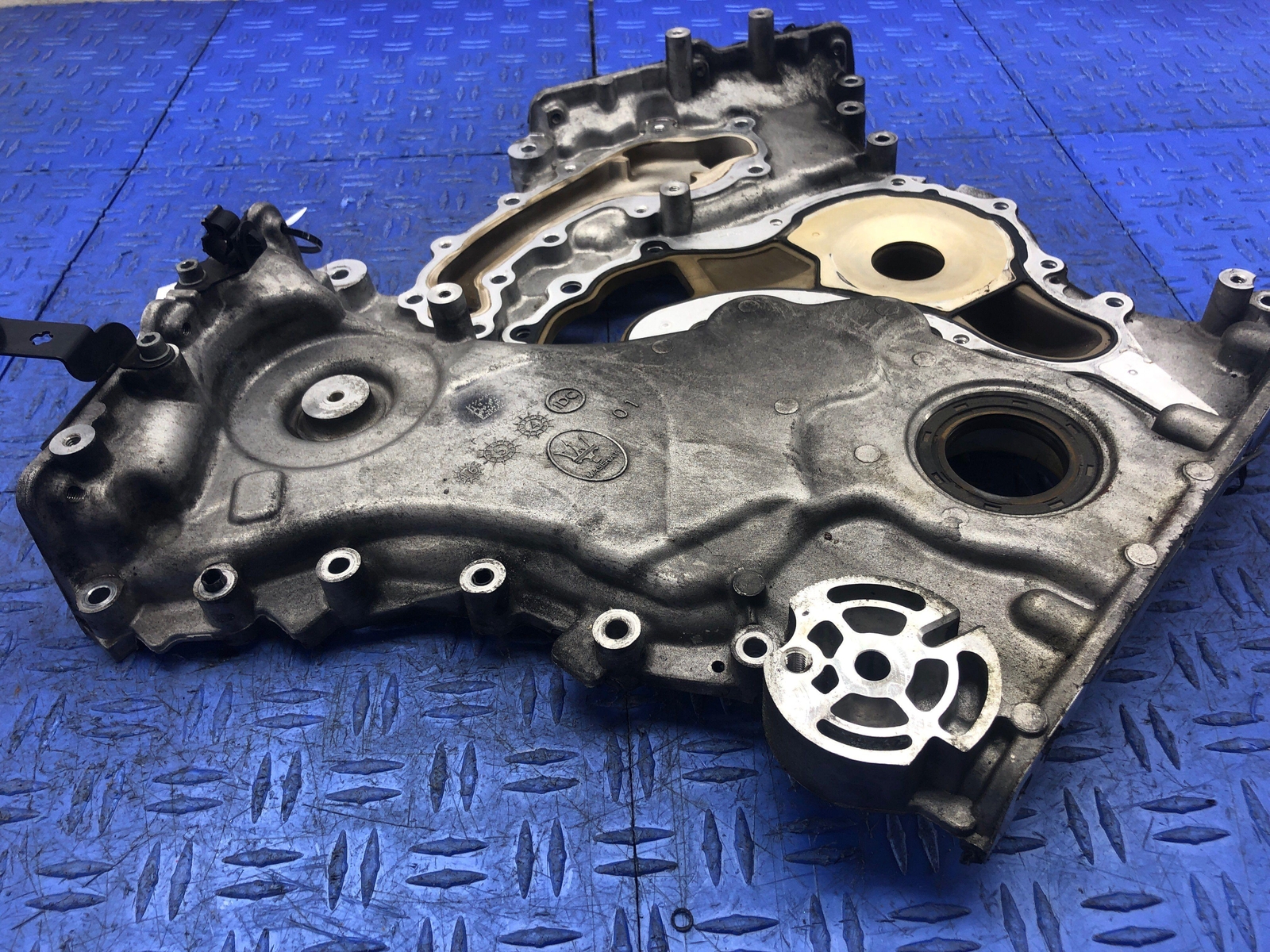 2014-2021 MASERATI GHIBLI FERRARI F160 3.0L ENGINE TIMING CHAIN COVER OEM 2015