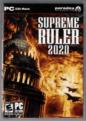 Supreme Ruler 2020 (PC, 2008, Paradox Interactive)