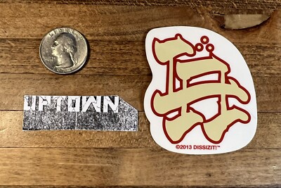 2013 OG Slick Dissizit Small LA Brush Stroke  Sticker  Graffiti  RARE! LA hands