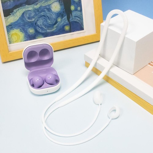 ES# Anti-Lost Earbuds Strap for Galaxy Buds 2 Headphone Holder (Purple) - Zdjęcie 10 z 11