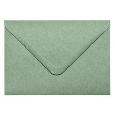 Briefumschläge Salbei Grün C6 B6 aus Kraftpapier Struktur Nassklebung NORDEULE®