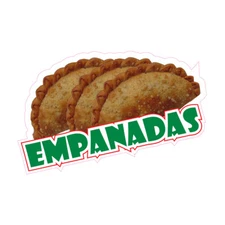 Food Truck Decals Empanadas Style A Restaurant & Food Concession Sign Green