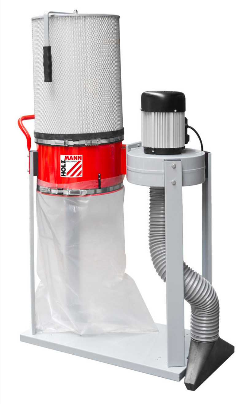 Holzmann Dust Extractor ABS1500FF 750W Fine Filter 1500m³/h Capacity 230V