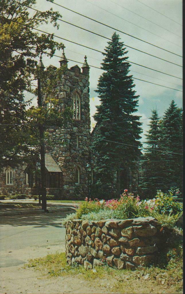 Jaffrey NH St. Patrick's Church circa 1960 Jack Edmondson Photo