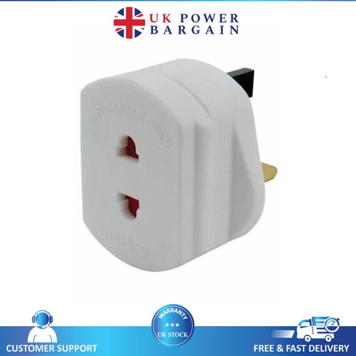 Rasierer Stecker Adapter Rasur Zahnbürste Adapter Epilierer Bad UK 2 auf 3 Pin - Bild 1 von 3
