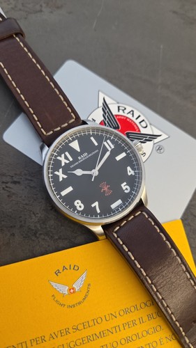 RAID PILOT FALANGE DE NAVARRA AUTOMATIC ETA 2824 RARE EDITION SWISS MADE NO 7750 - Foto 2 di 8